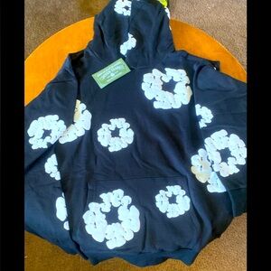 Black denim tears size large